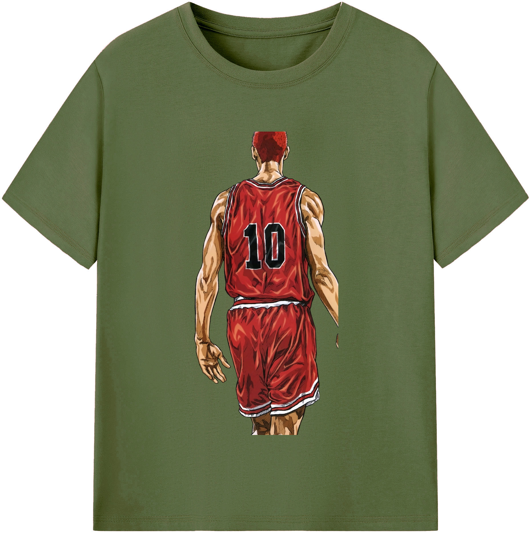 SLAM DUNK／スラムダンク 綿100％半袖Tシャツ（フロントプリント）